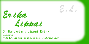 erika lippai business card